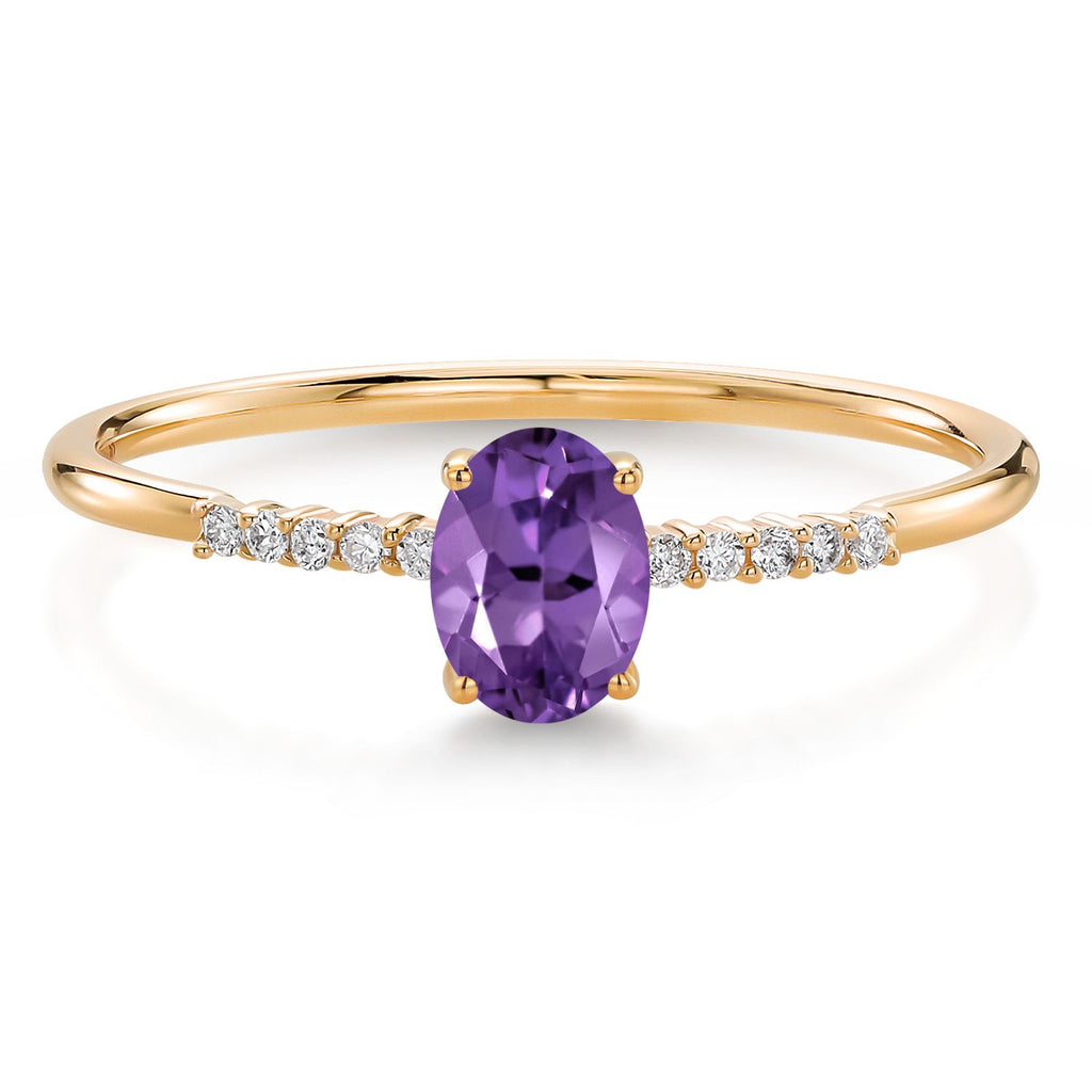 Amethyst_8_Ring in 10K Yellow Gold
