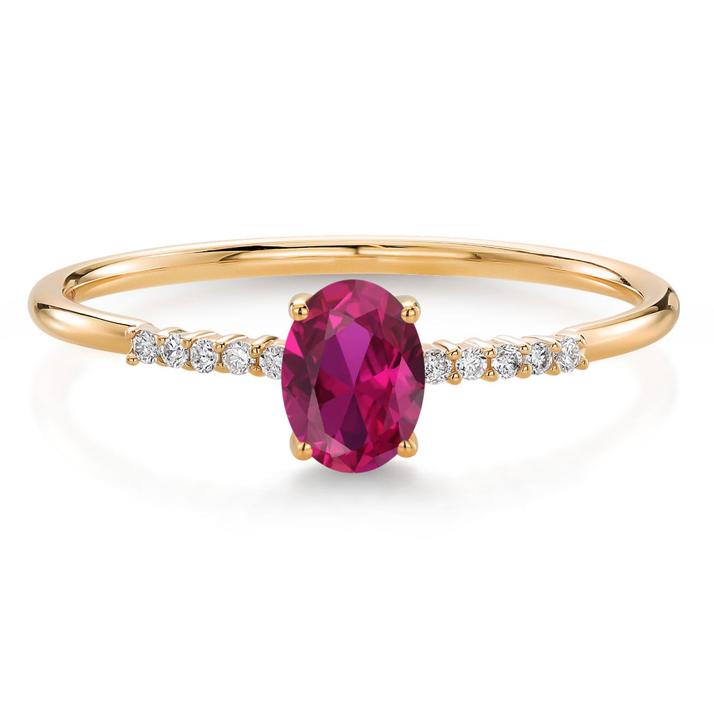 Created Ruby_7_Ring in 10K Yellow Gold