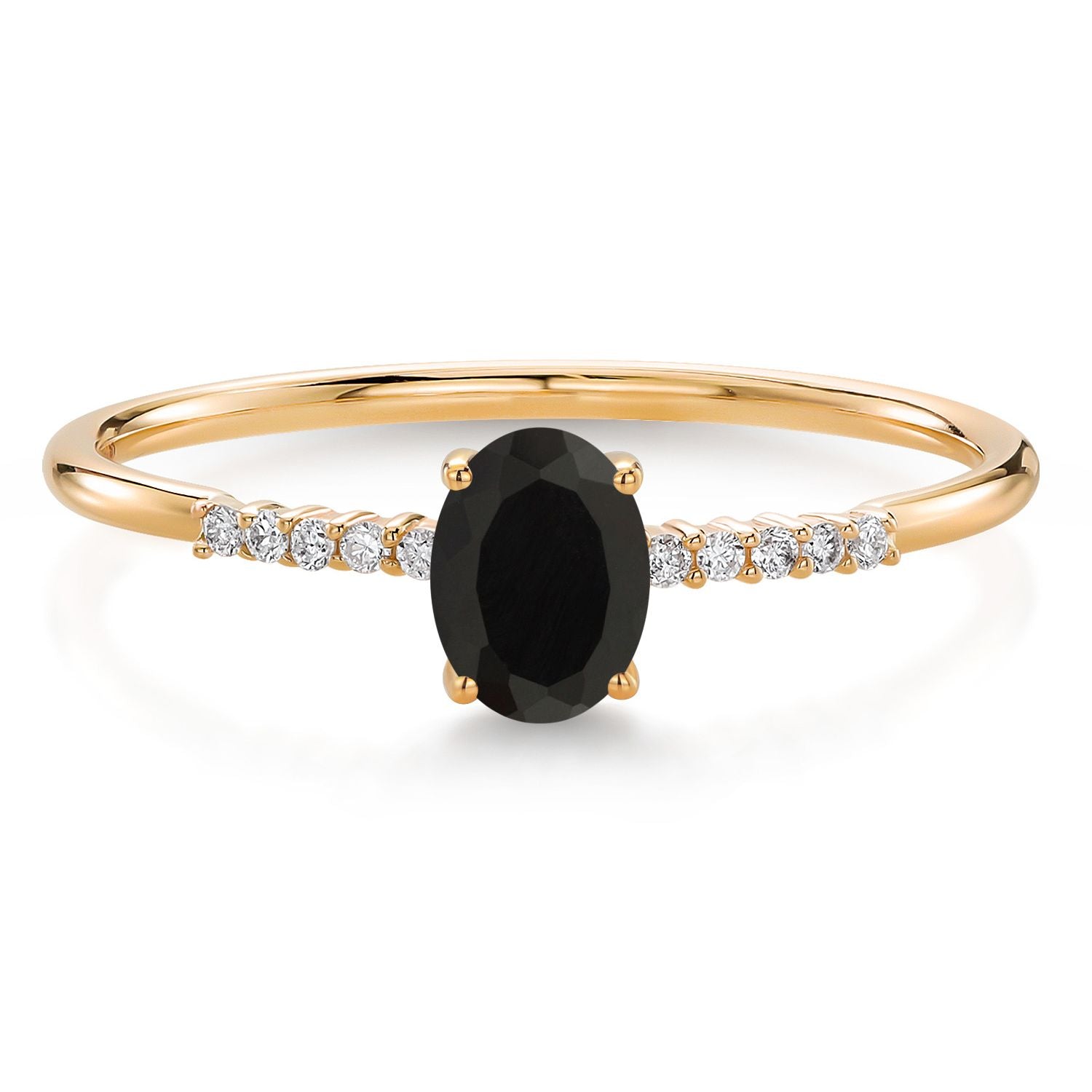 Onyx - December_8_Ring in 10K Yellow Gold