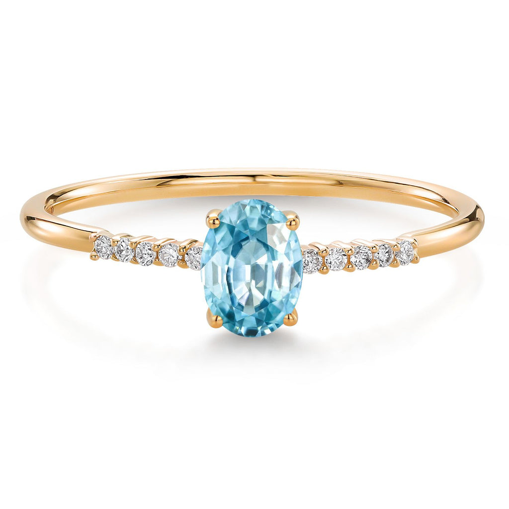 Zircon_9_Ring in 10K Yellow Gold