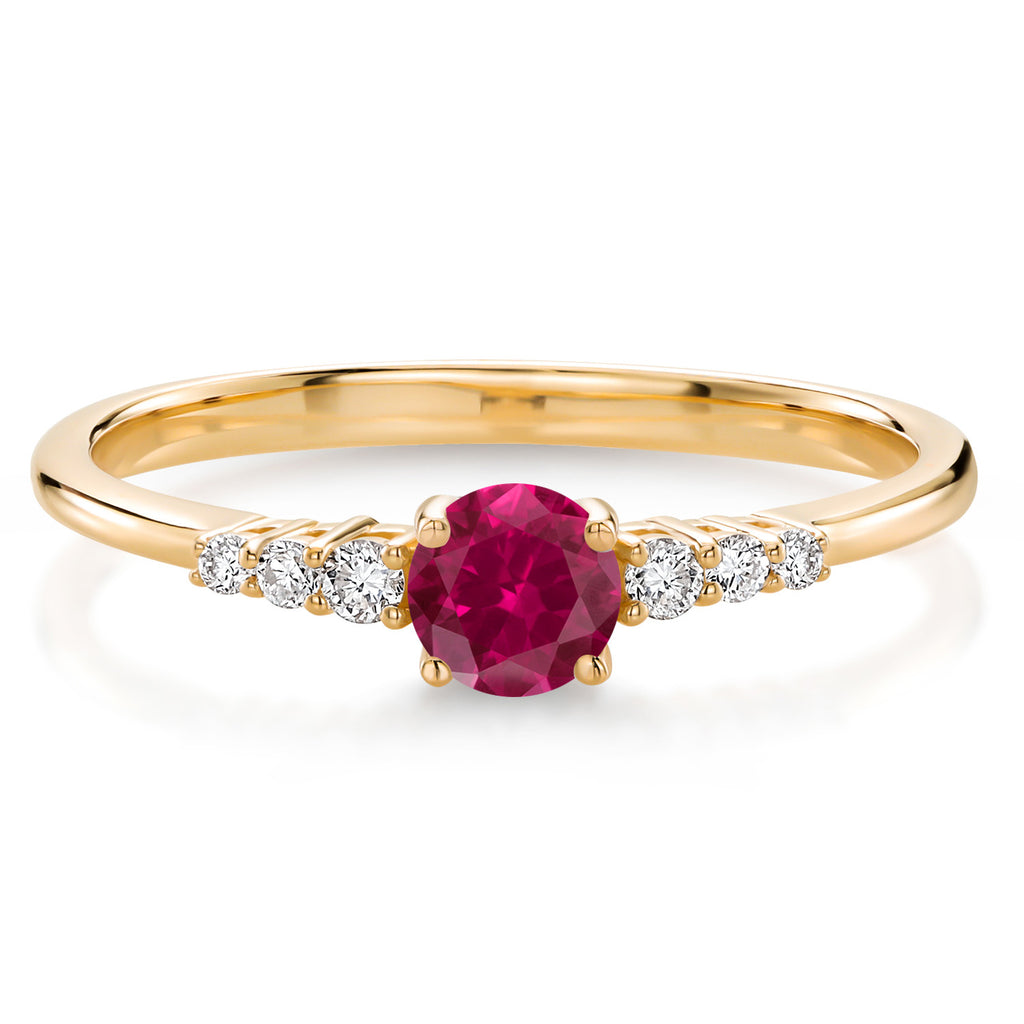 Created Ruby - July_8_Ring in 10K Yellow Gold