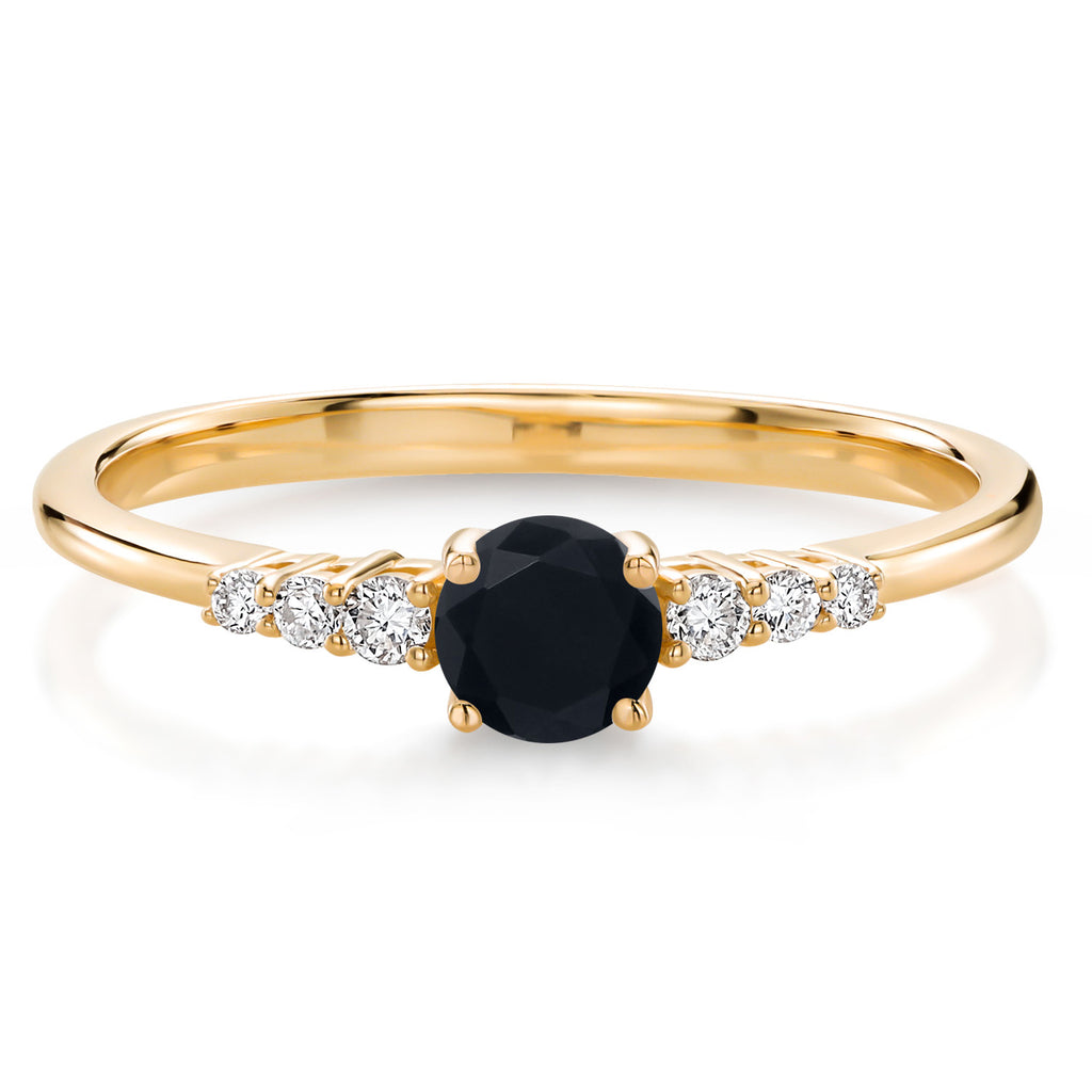 Onyx - December_7_Ring in 10K Yellow Gold