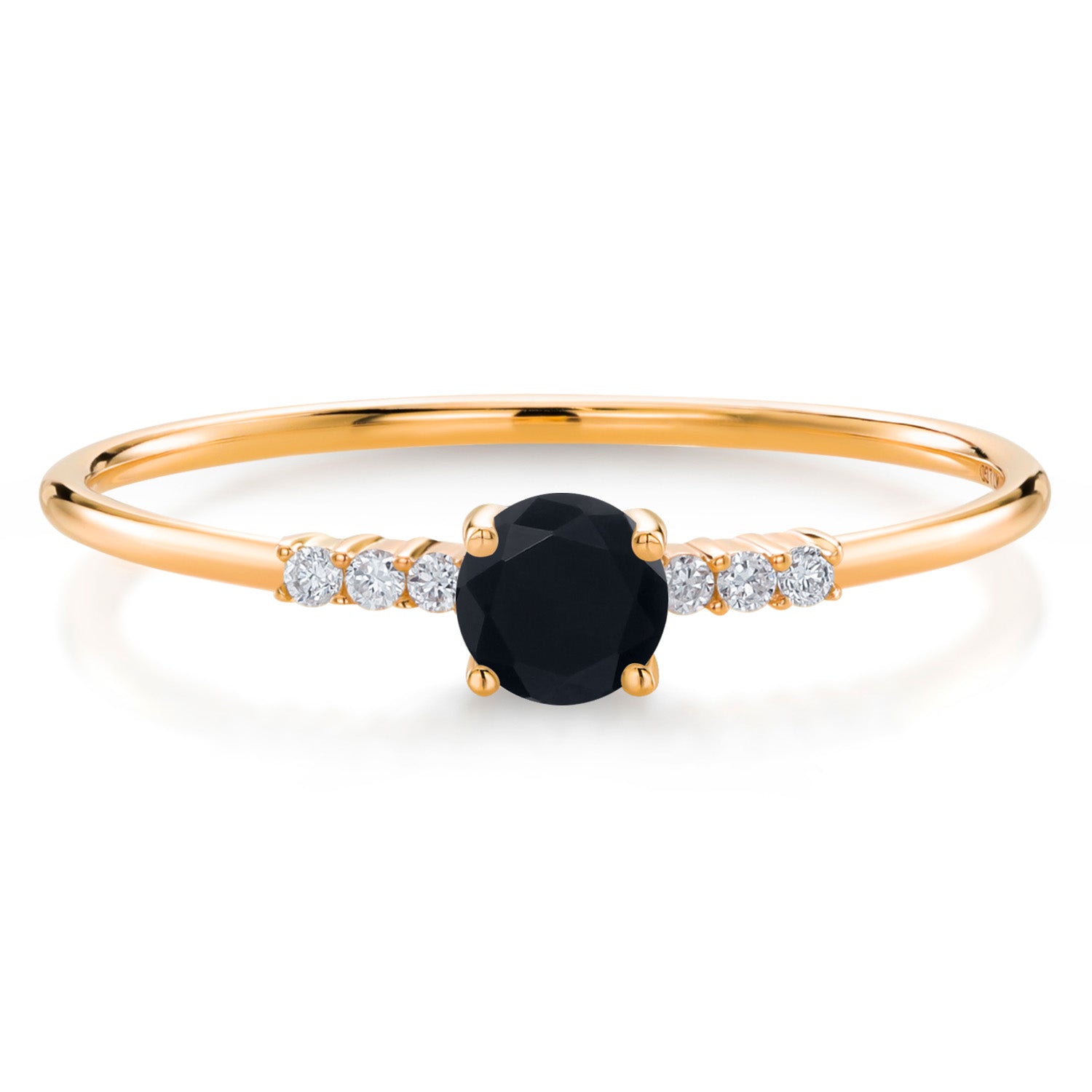 Onyx - December_8_Ring in 10K Yellow Gold