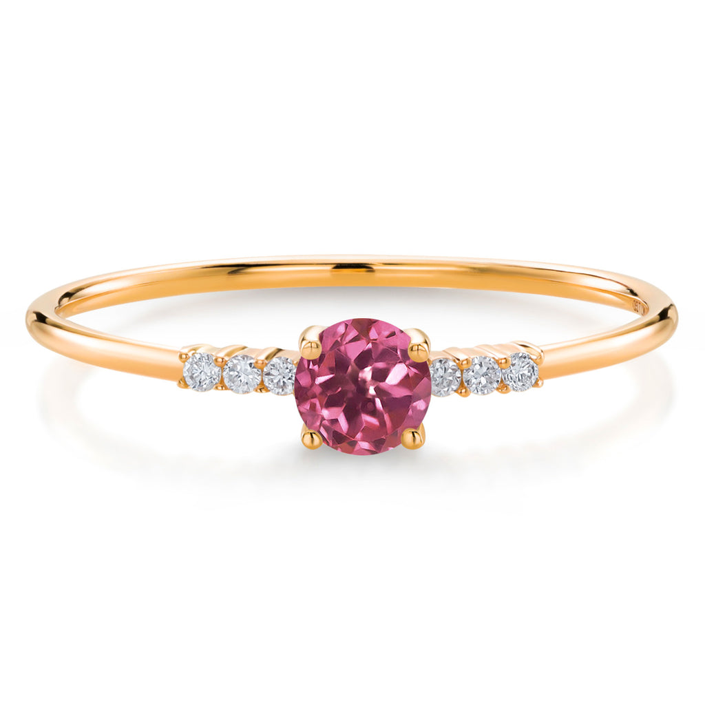 Tourmaline - October_9_Ring in 10K Yellow Gold