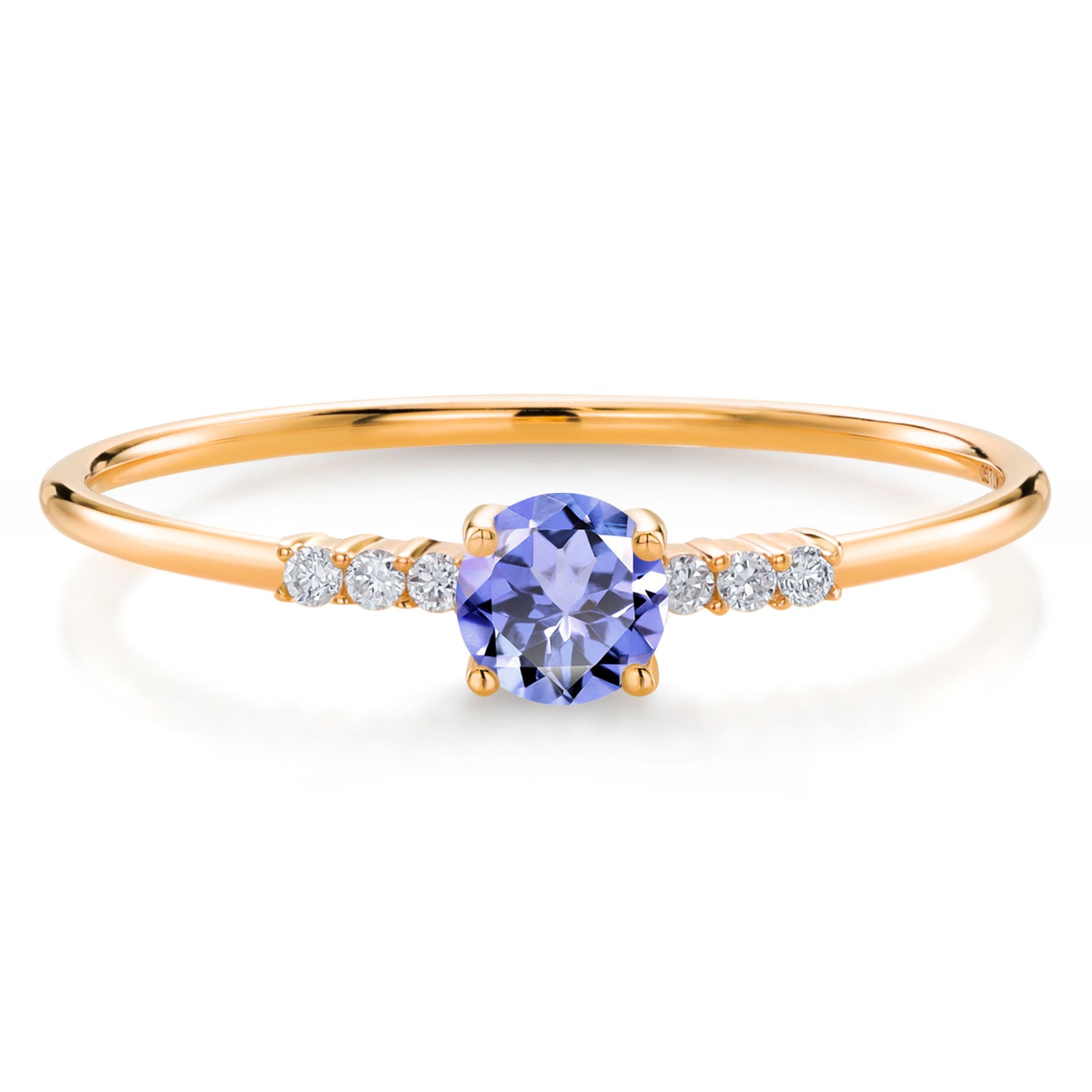 Tanzanite - December_8_Ring in 10K Yellow Gold