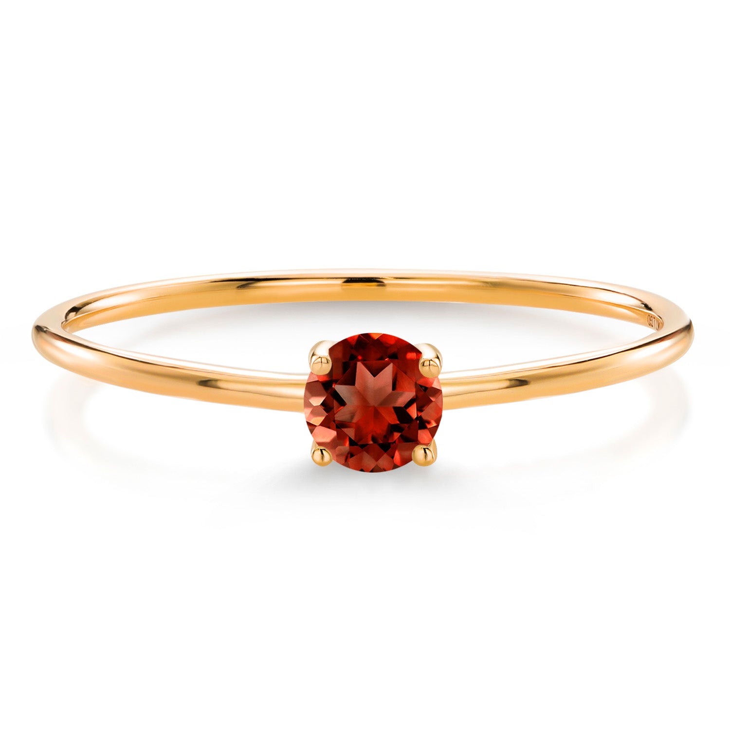 Garnet - January_7_Ring in 10K Yellow Gold