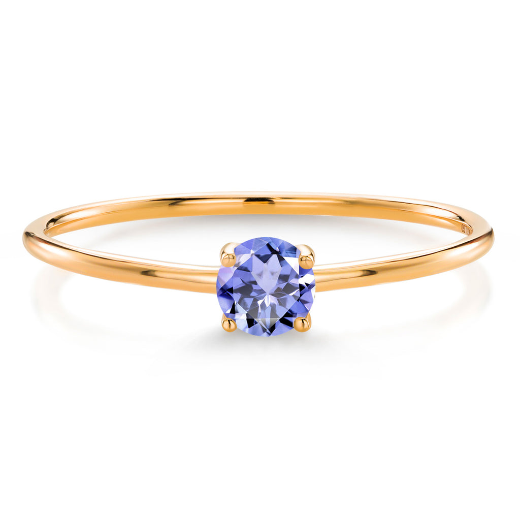 Tanzanite - December_7_Ring in 10K Yellow Gold