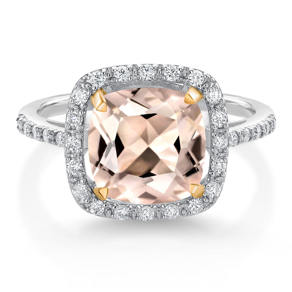 Ring in 925 Sterling Silver and 10K Yellow Gold