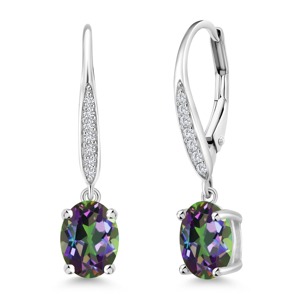 Mystic Topaz_Earrings in 925 Sterling Silver