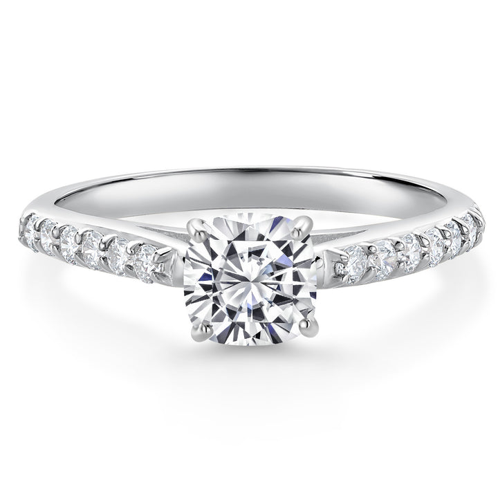 White Lab Grown Diamond - April_5_Ring in 10K White Gold