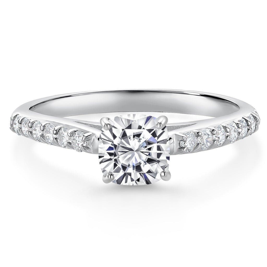 White Lab Grown Diamond - April_6_Ring in 10K White Gold