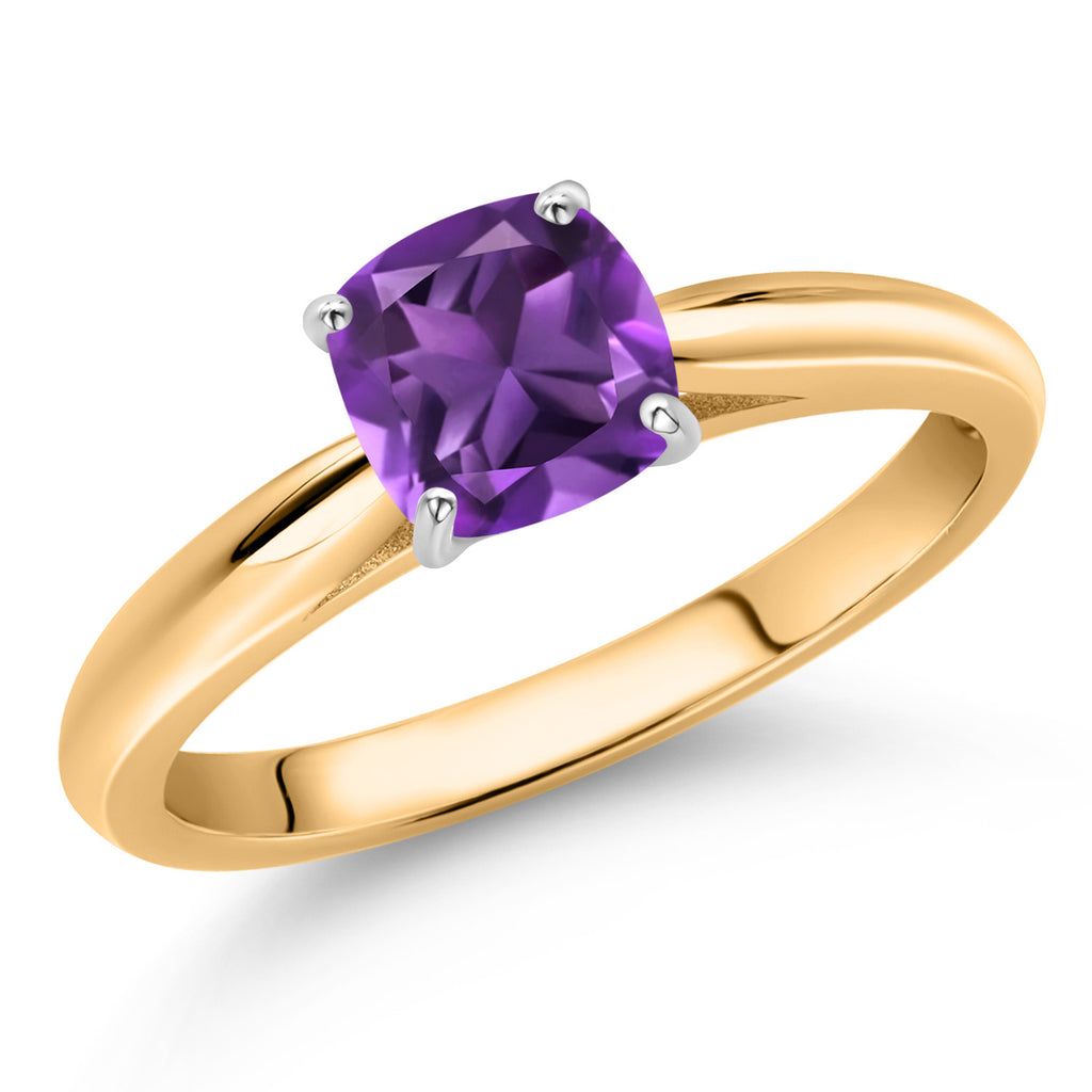 Ring in 10K Two Tone Gold