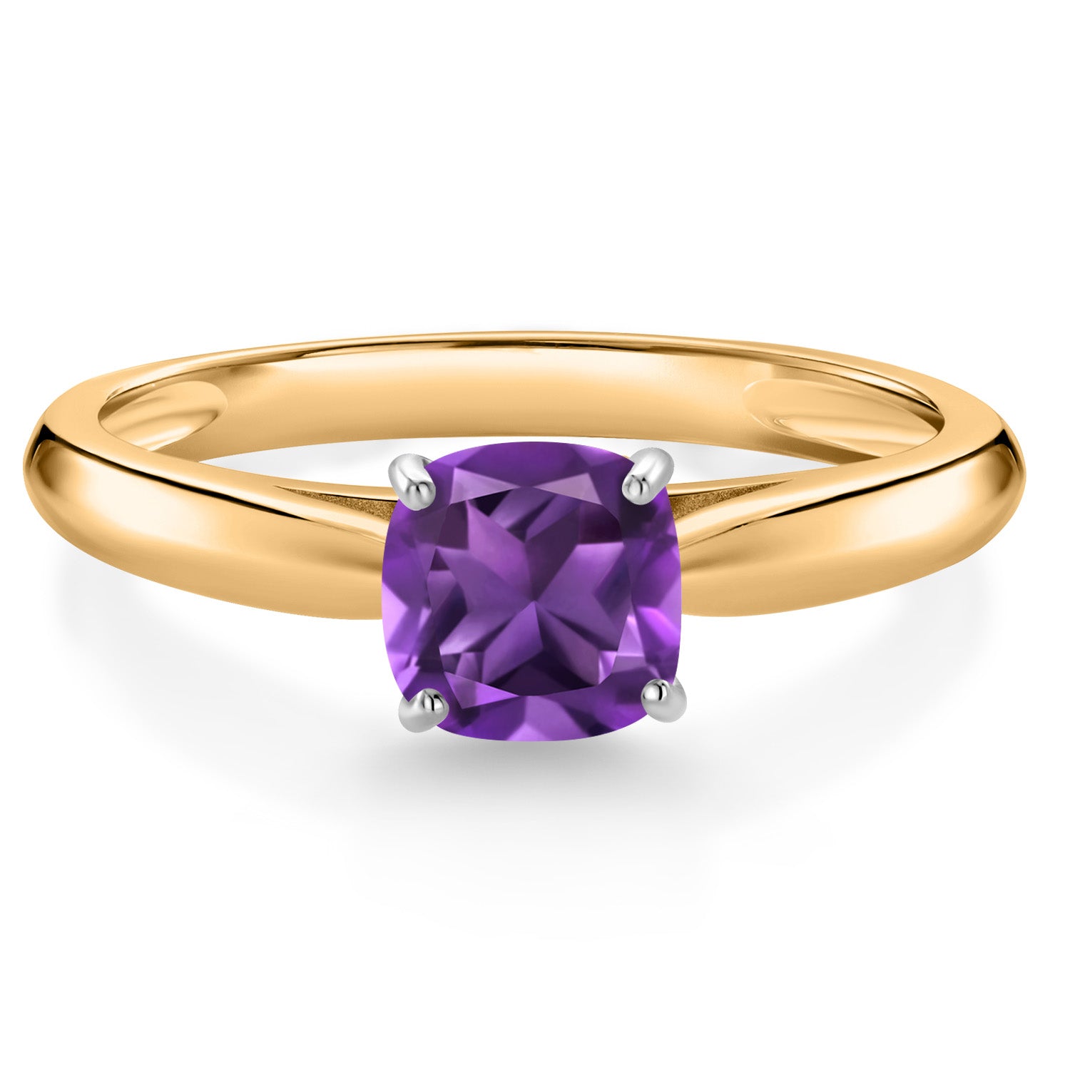 Ring in 10K Two Tone Gold