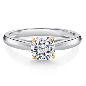Ring in 10K Two Tone Gold
