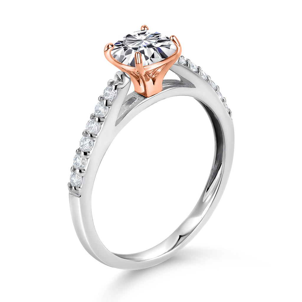 Ring in 10K Two Tone Gold