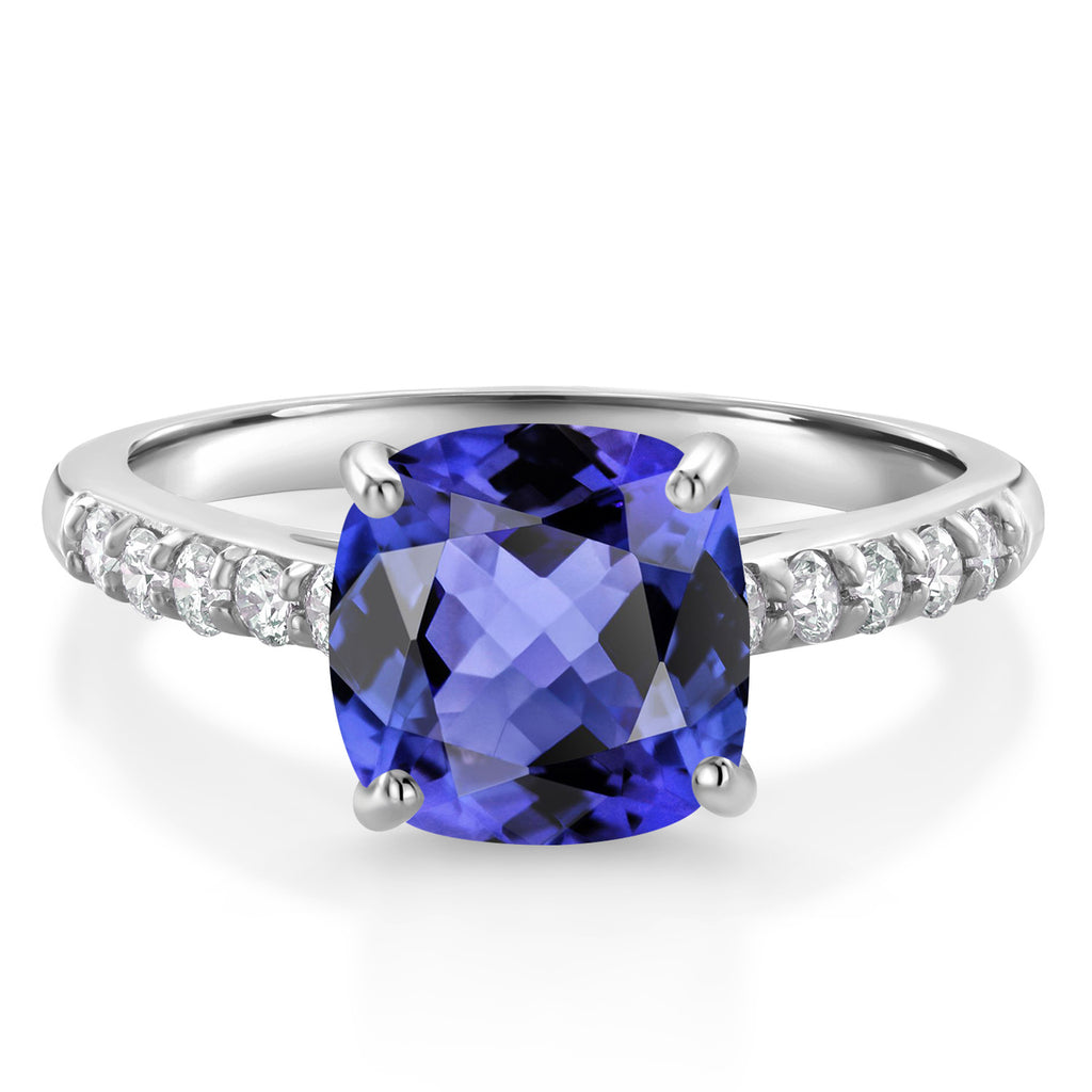 Tanzanite - December_7_Ring in 10K White Gold