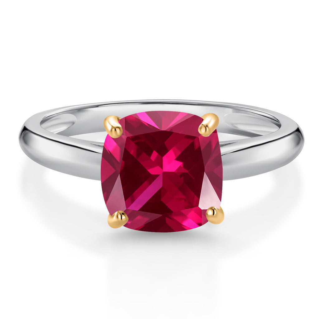 Created Ruby - July_7_Ring in 10K Two Tone Gold