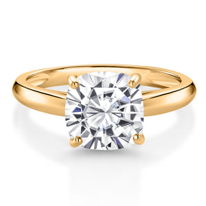 Moissanite_6_Ring in 10K Yellow Gold