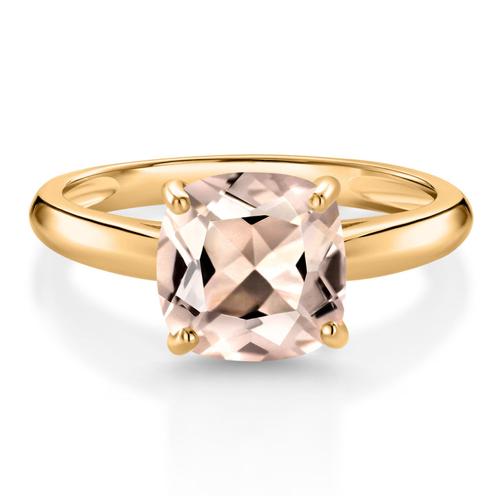 Morganite - October_7_Ring in 10K Yellow Gold