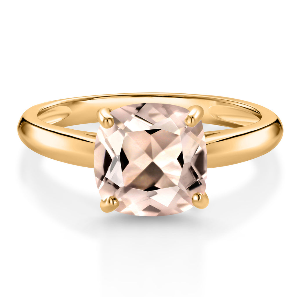 Morganite - October_6_Ring in 10K Yellow Gold