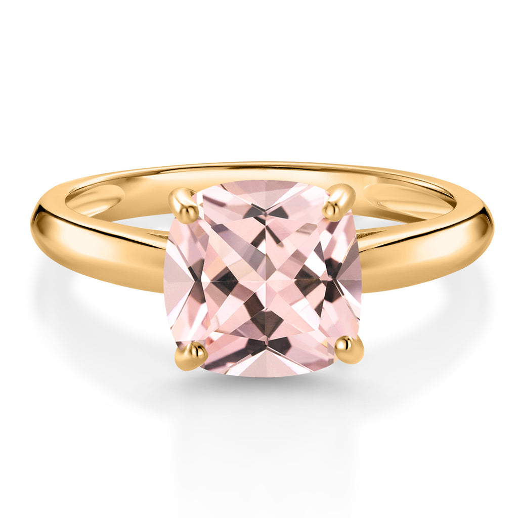Nano Morganite - October_6_Ring in 10K Yellow Gold