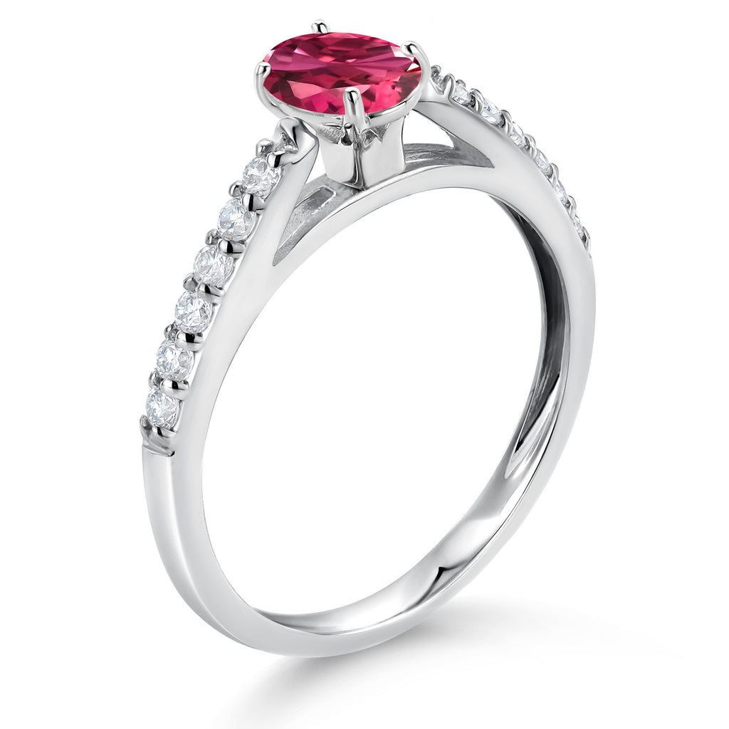 Ring in 10K White Gold