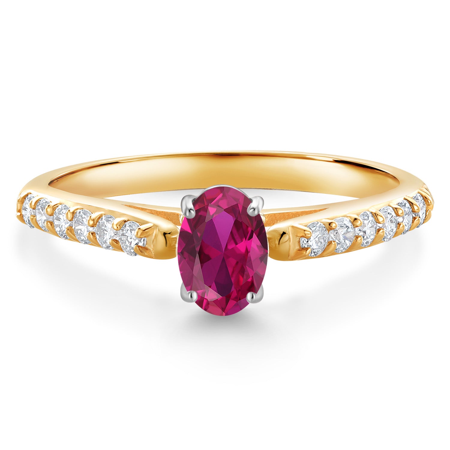 Created Ruby - July_7_Ring in 10K Two Tone Gold