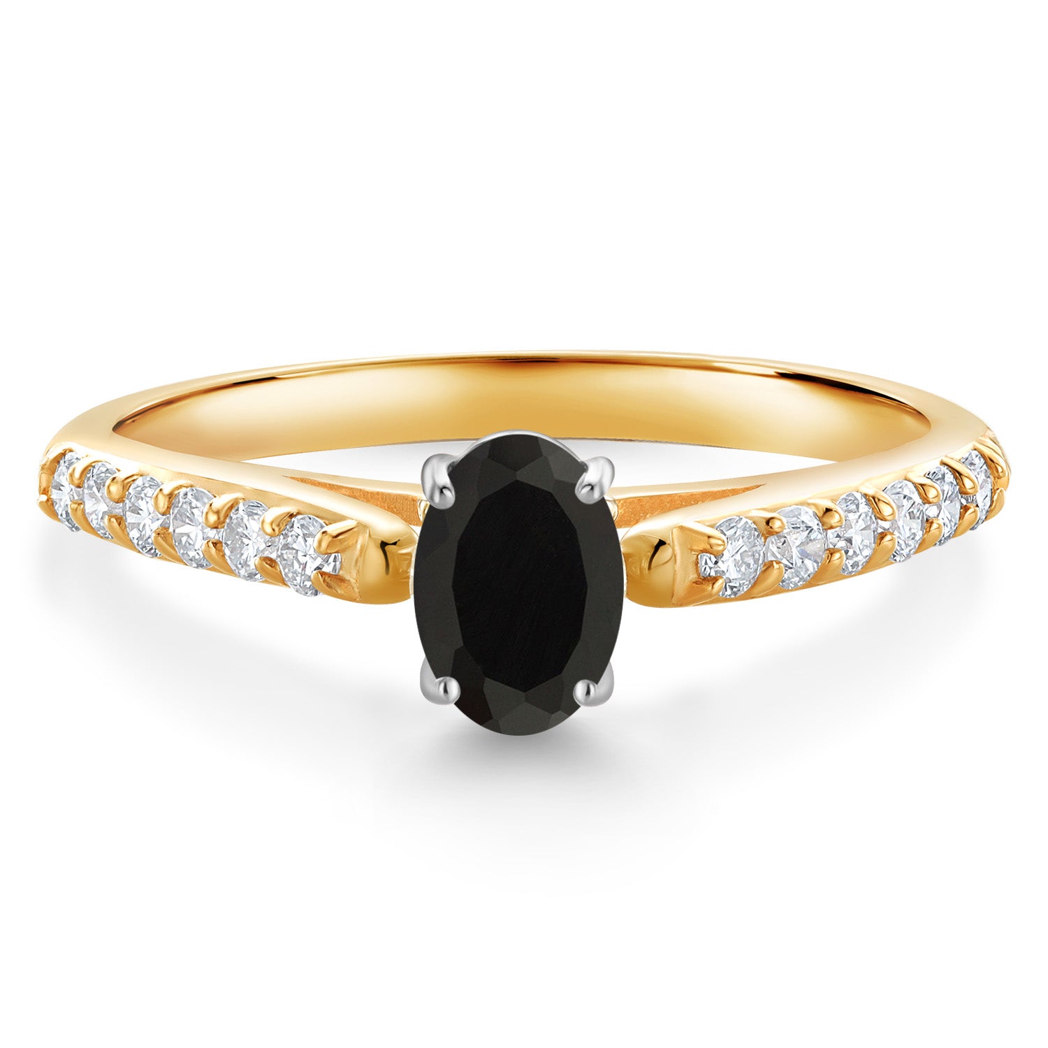 Onyx - December_8_Ring in 10K Two Tone Gold