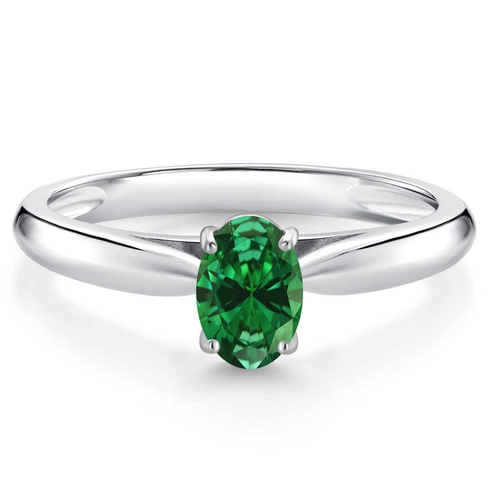 Created Emerald - May_7_Ring in 10K White Gold