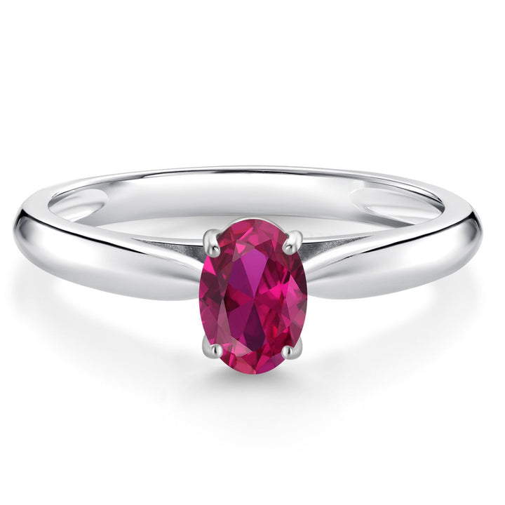 Created Ruby - July_5_Ring in 10K White Gold