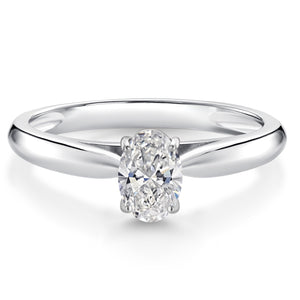 White Lab Grown Diamond - April_7_Ring in 10K White Gold