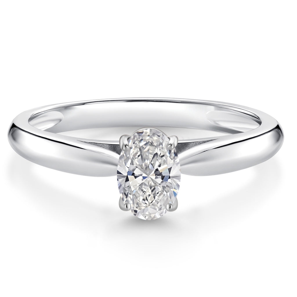 White Lab Grown Diamond - April_9_Ring in 10K White Gold