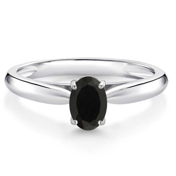 Onyx_9_Ring in 10K White Gold