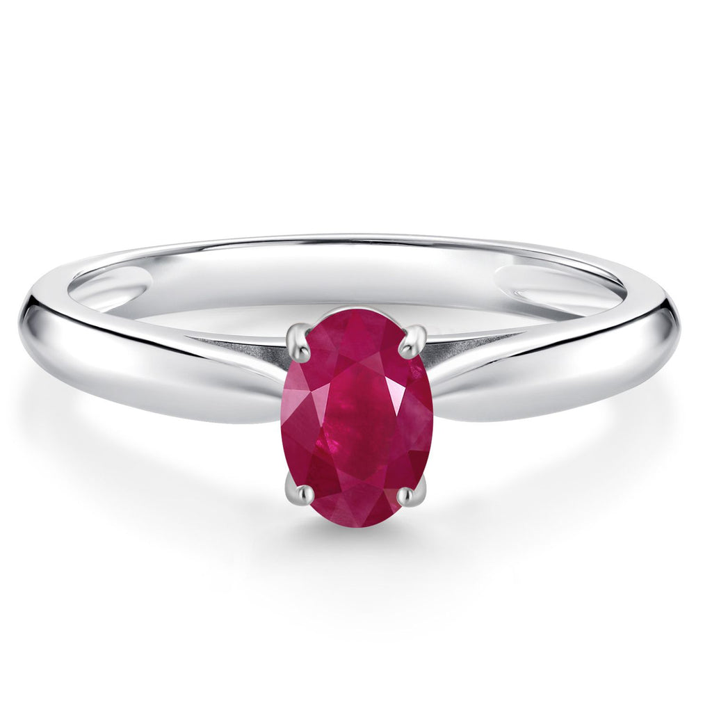 Ruby - July_8_Ring in 10K White Gold