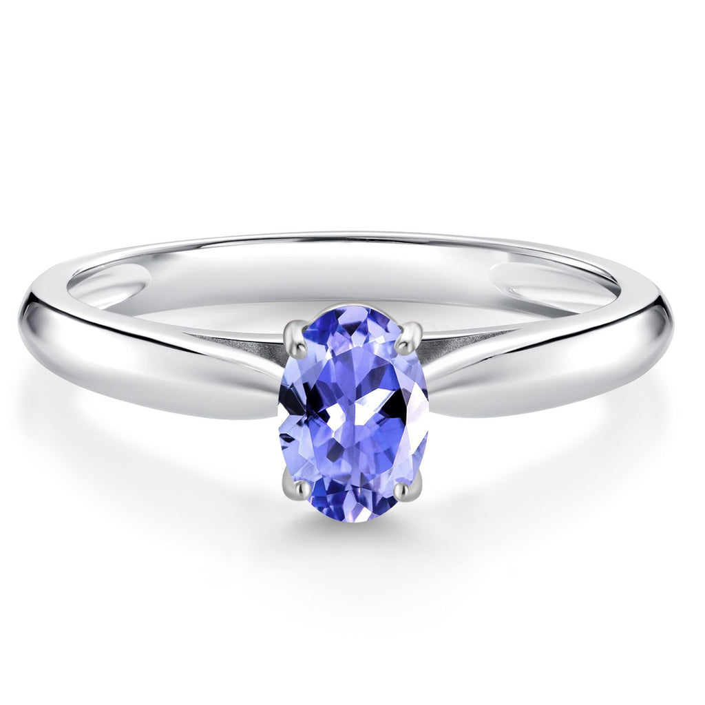 Tanzanite - December_7_Ring in 10K White Gold