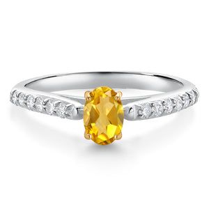 Ring in 10K Two Tone Gold