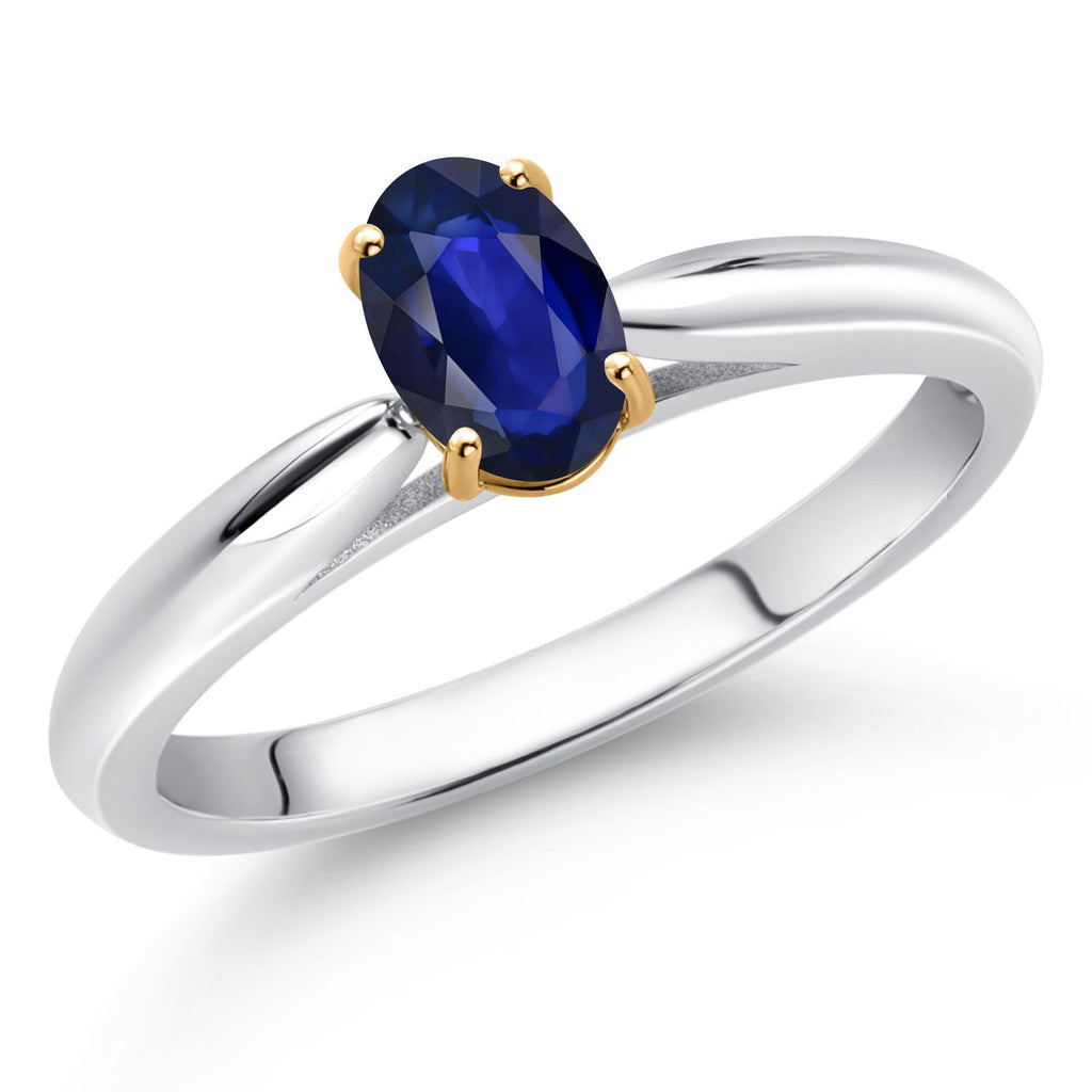 Ring in 10K Two Tone Gold