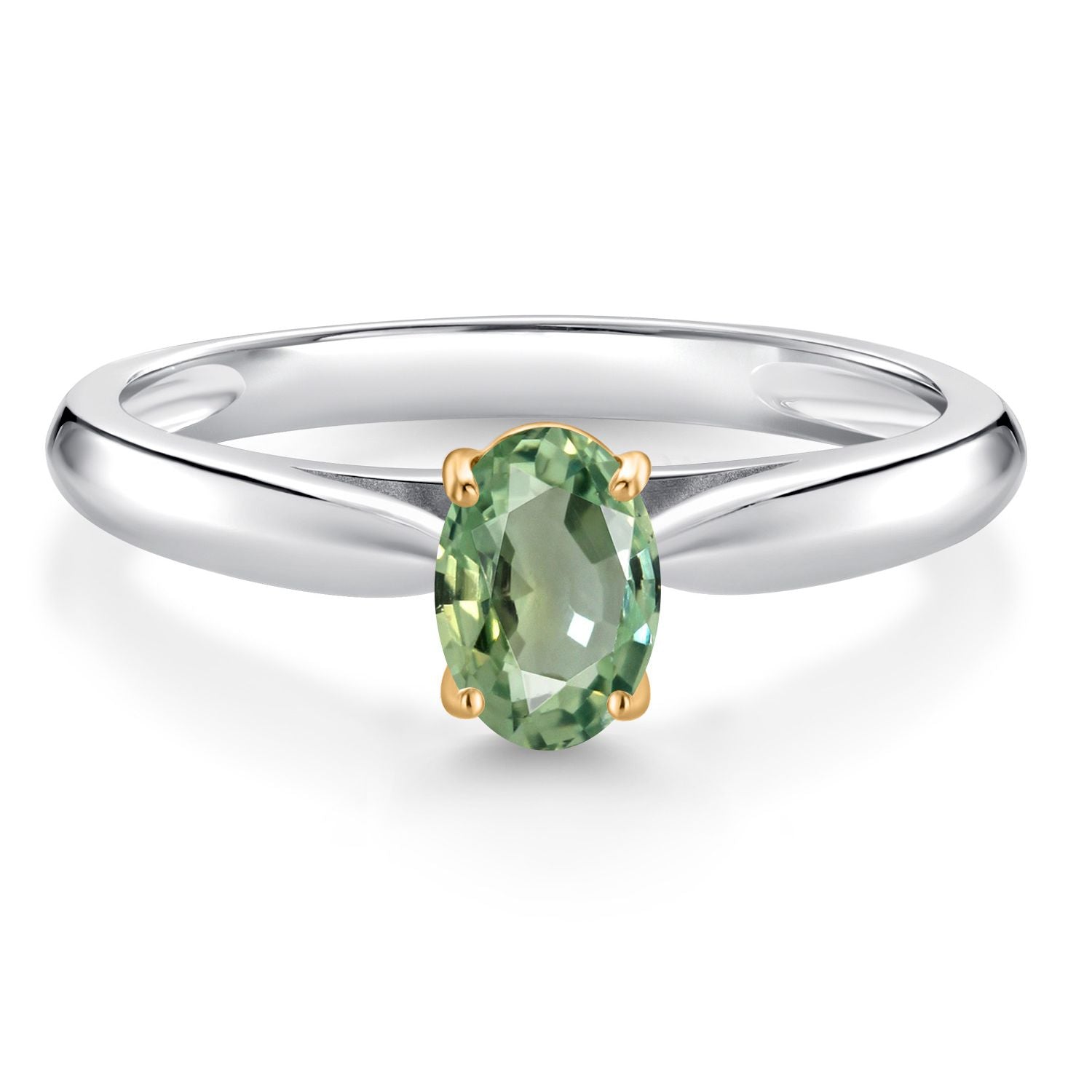 Ring in 10K Two Tone Gold