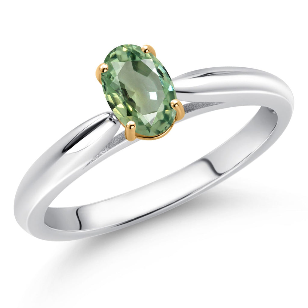 Ring in 10K Two Tone Gold