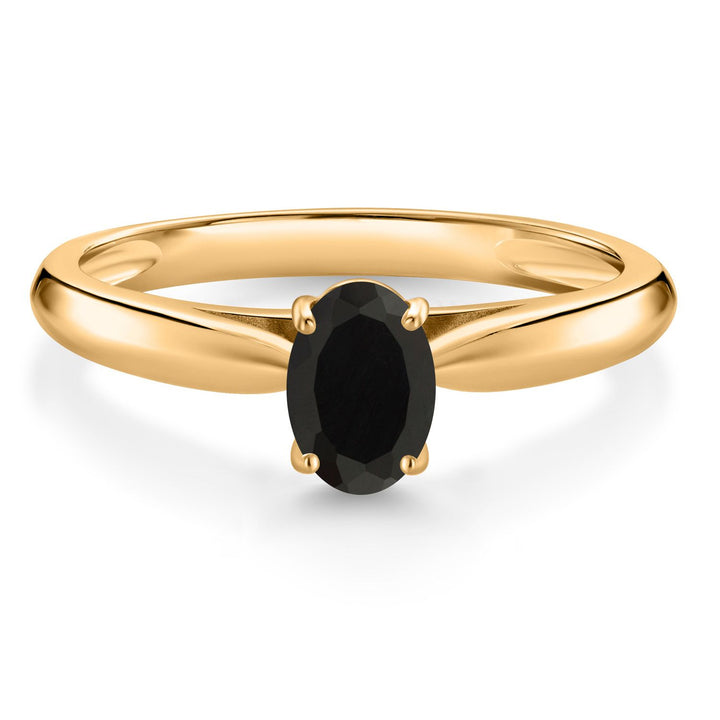 Onyx_5_Ring in 10K Yellow Gold