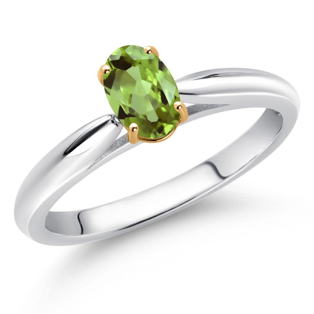 Ring in 925 Sterling Silver and 10K Yellow Gold