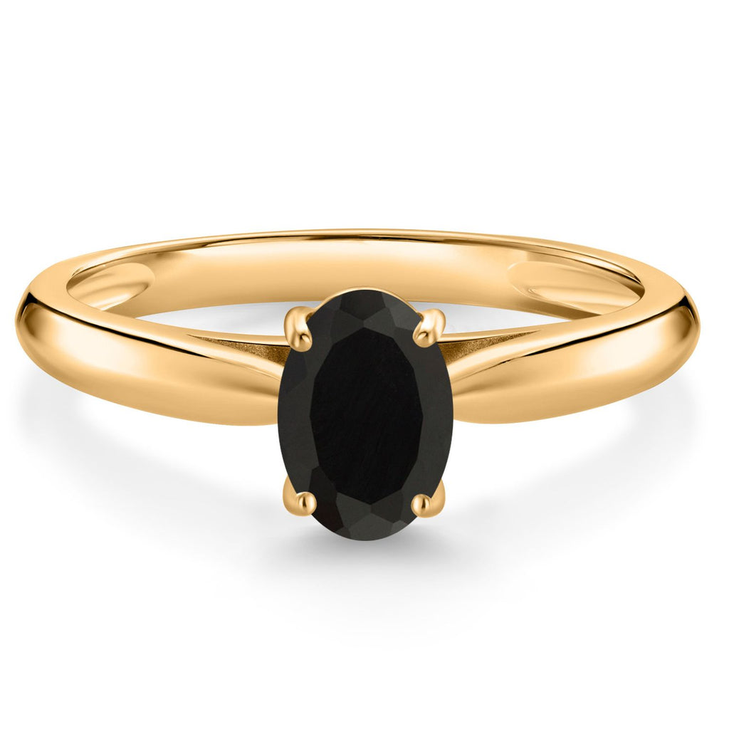 Onyx - December_9_Ring in 10K Yellow Gold