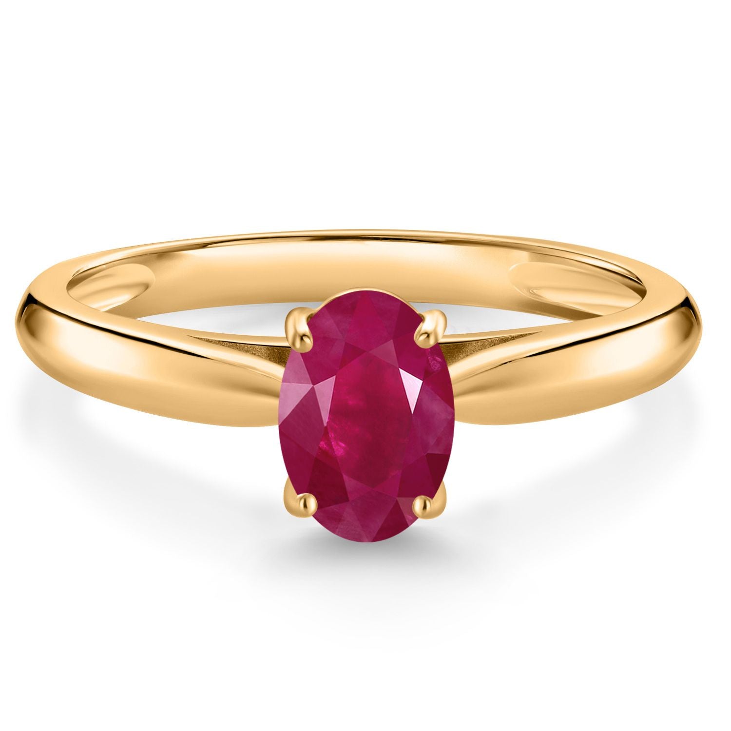 Ruby - July_9_Ring in 10K Yellow Gold