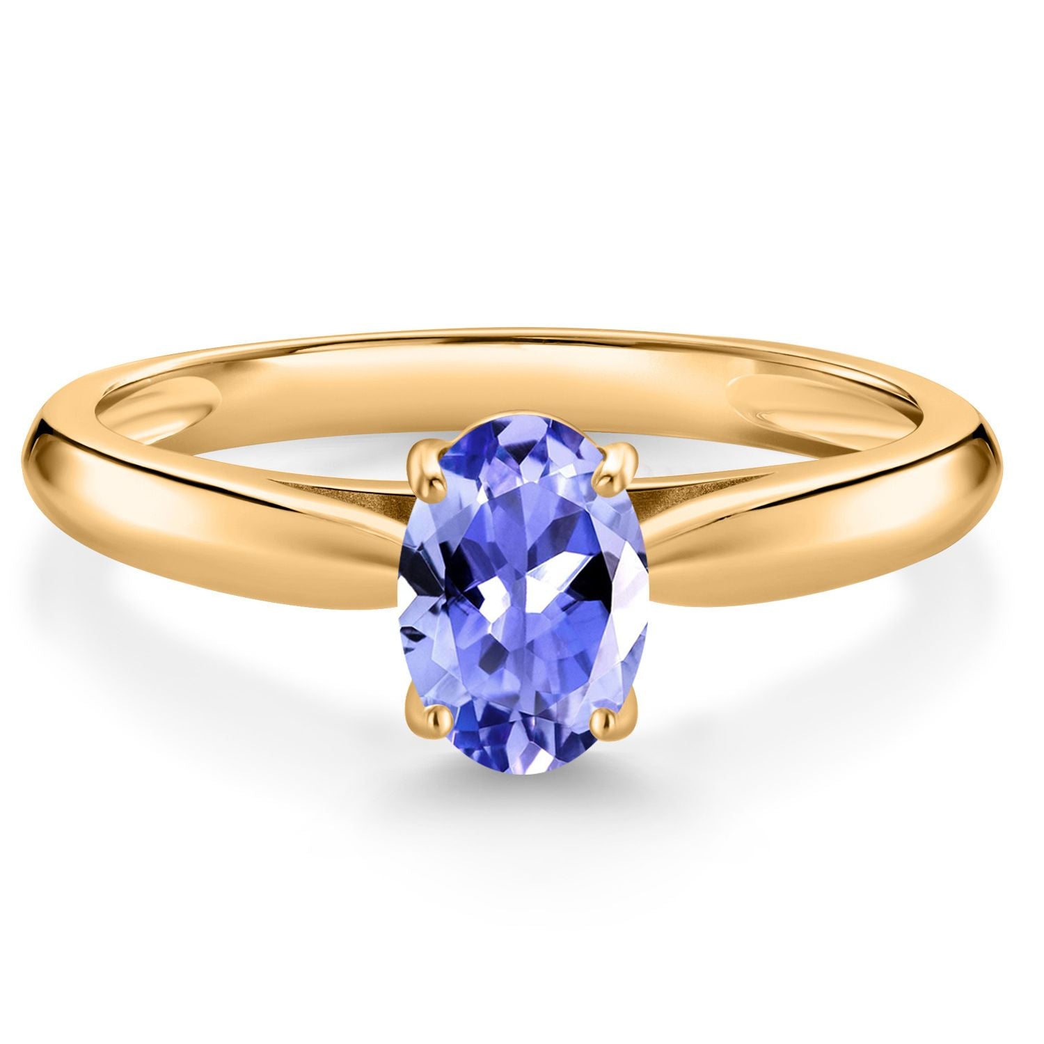 Tanzanite - December_5_Ring in 10K Yellow Gold