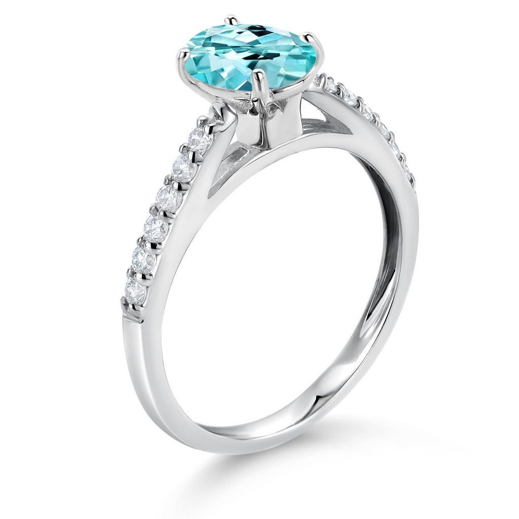 Ring in 10K White Gold