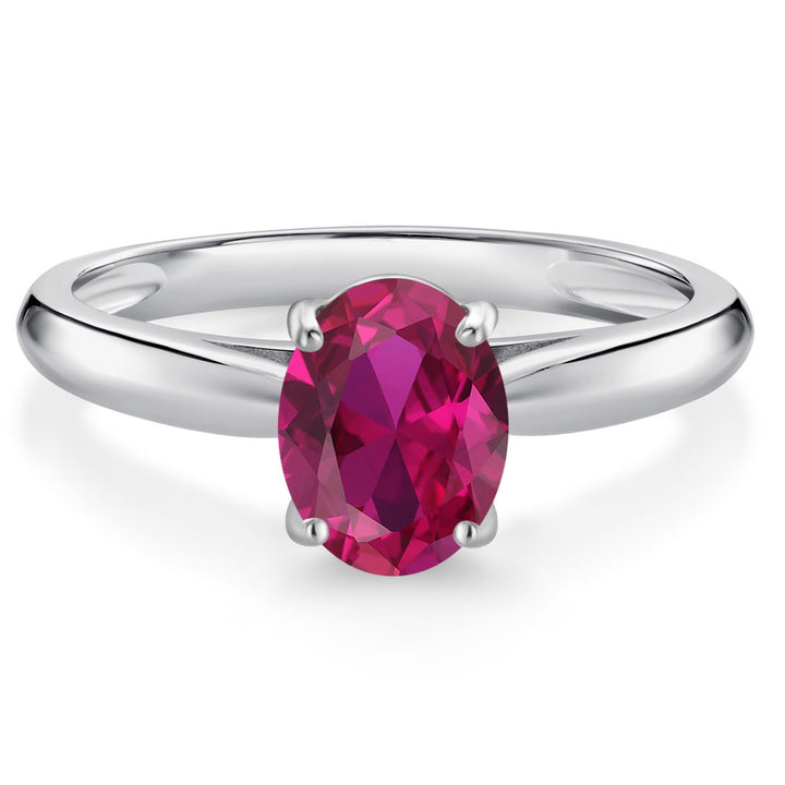 Created Ruby - July_5_Ring in 10K White Gold