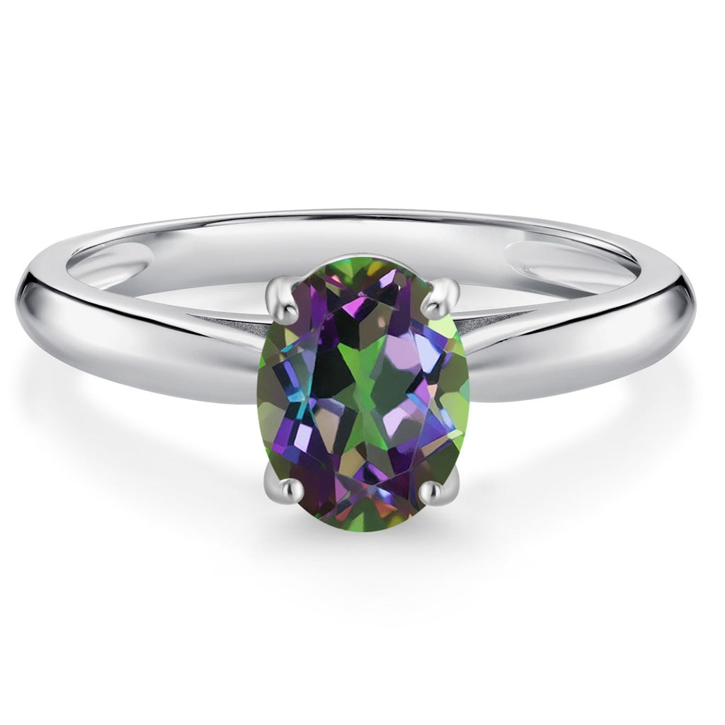 Green Mystic Topaz_7_Ring in 10K White Gold