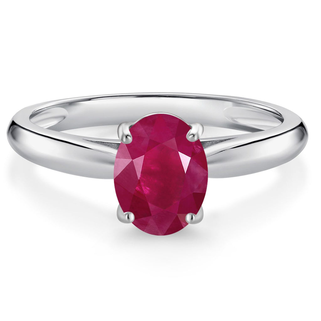 Ruby - July_9_Ring in 10K White Gold