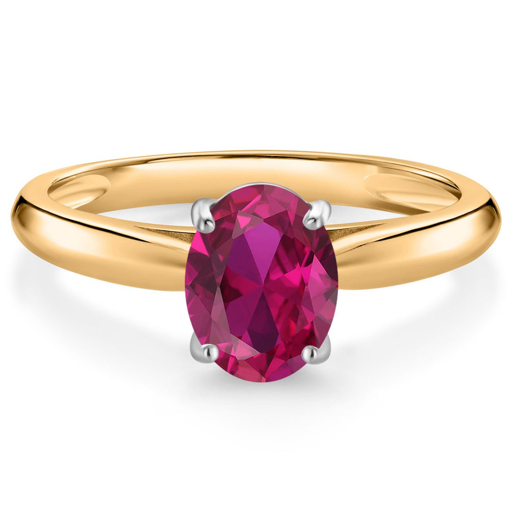 Created Ruby - July_7_Ring in 10K Two Tone Gold