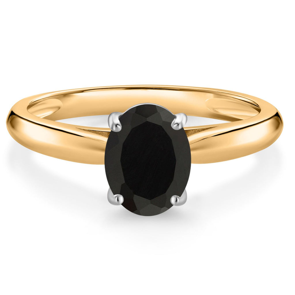 Onyx - December_8_Ring in 10K Two Tone Gold